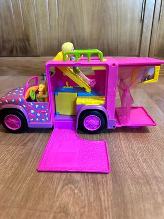 Coche Caravana Polly con Accesorios