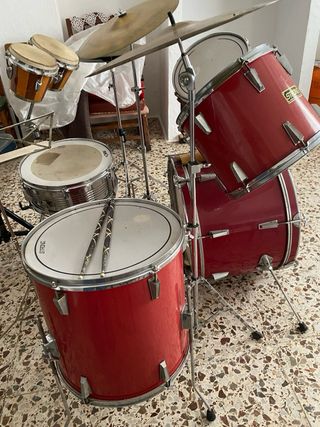 Batería Musical Roja Strong