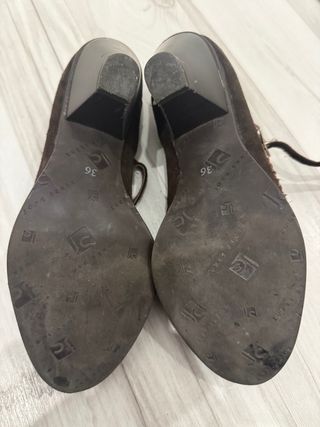 Zapatos Jose Saenz T-Strap Marrones