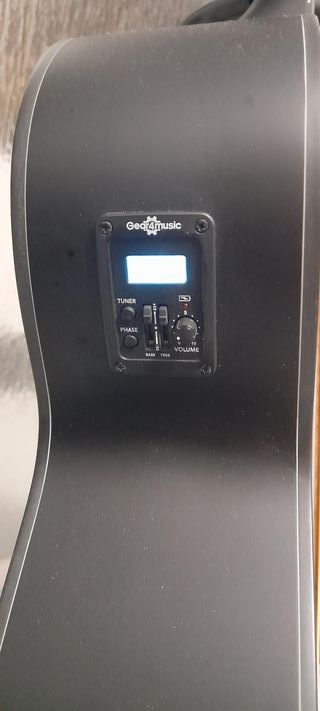 Bajo Electroacústico 5 Cuerdas Negro