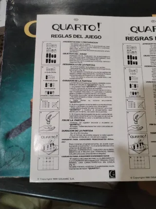 Juego de mesa Quarto!