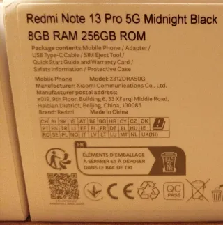 Redmi Note 13 Pro 5G 256GB Negro/Morado