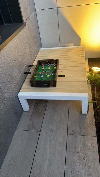 Conjunto Muebles Exterior Metal y Madera