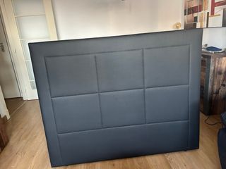 Cabecero Polipiel Negro Moscu 135cm