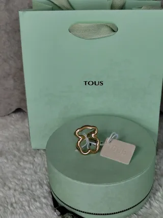 Anillo Tous Dorado Talla 18