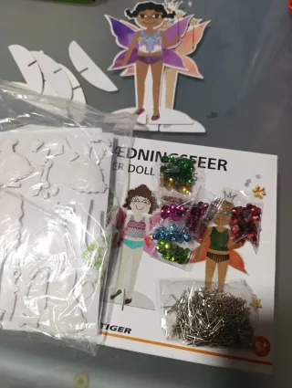 Juego Paper Doll Fairies Tiger