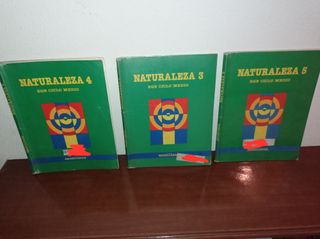 AÑOS 80 EGB . LOTE 3 LIBROS NATURALEZA