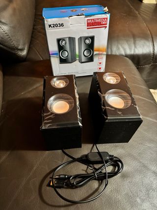 Altavoces Multimedia K2036 2.0 USB