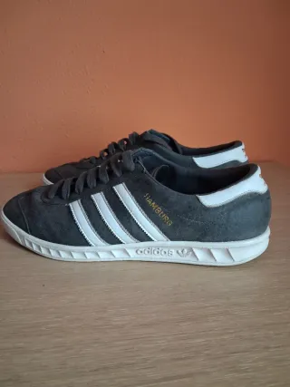 Zapatillas Adidas Hamburg Talla 45 Gris