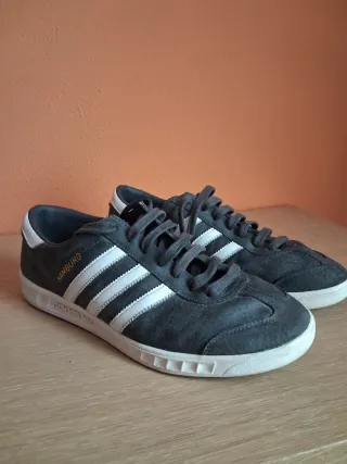 Zapatillas Adidas Hamburg Talla 45 Gris