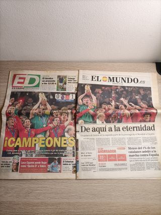 Lote revistas prensa Mundial 2010