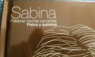 Libro y CD Joaquín Sabina Física y Química
