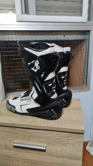 Botas Moto Beta Racing Blancas Talla 44/45