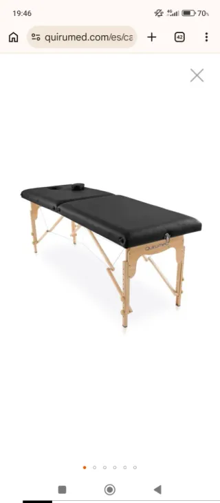 Camilla Plegable+Accesorios y Carro de Transporte