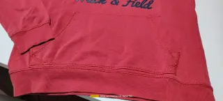 Felpa FRED MELL New York Crew Track & Field Rossa