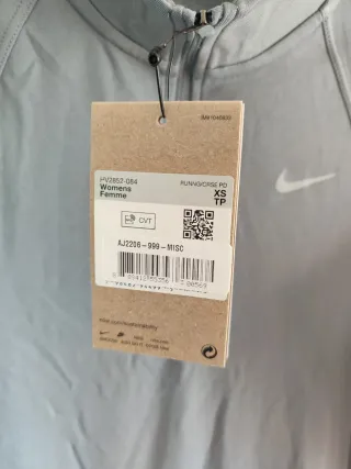 Camiseta Nike Running Mujer Talla XS Gris