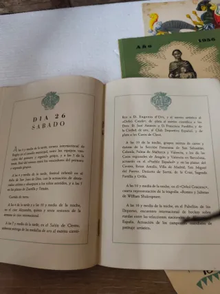 Lote programas oficiales fiesta merced años 50