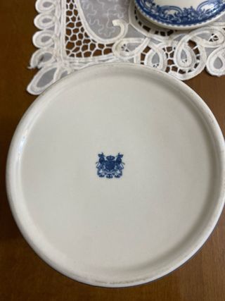 Bote Cerámica Staffordshire Antiguo