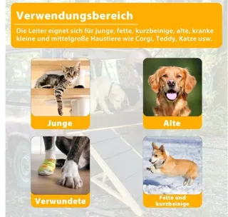 Rampa para perros plegable 60 cm