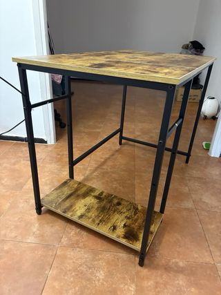 Escritorio moderno madera y metal