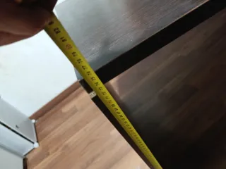 Escritorio moderno madera y negro