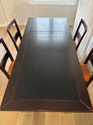 Mesa comedor extensible + 4 sillas