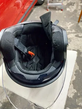 Casco Moto Cruizer Negro con Visor