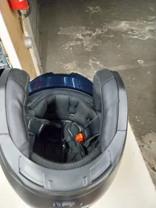 Casco Moto Cruizer Negro con Visor