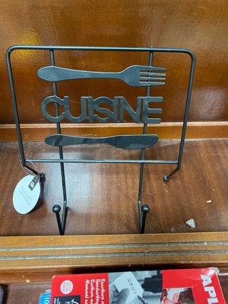 Atril de cocina Cuisine metal negro