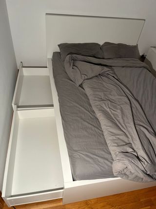 Cama IKEA MALM 160x200 con 4 cajones