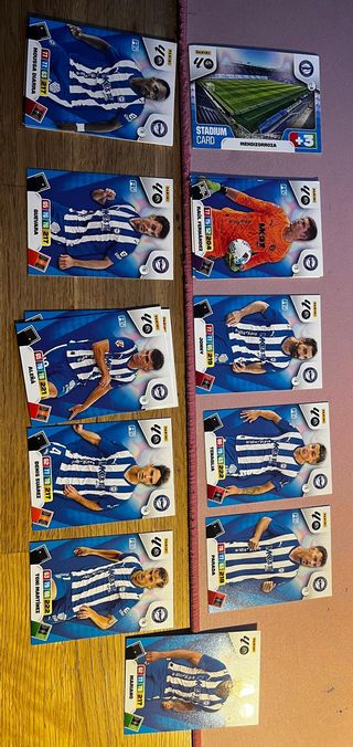 Cromos Alavés Adrenalyn XL 25-26
