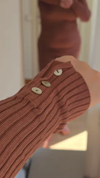 Vestido Zara Marrón