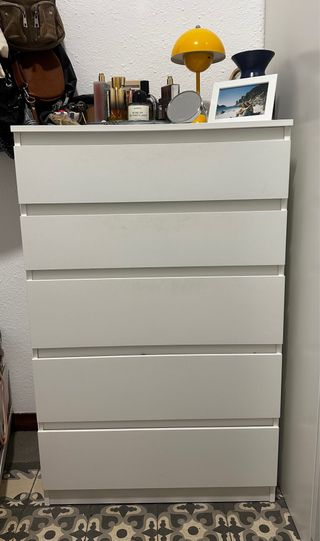 Cajonera KULLEN Ikea 5 cajones blanca