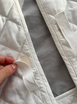 Chichonera para cuna de bebé acolchada
