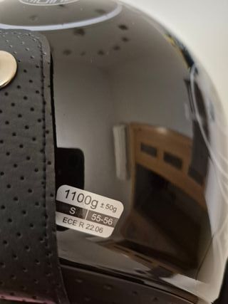 Casco Jet Origine Spirit Negro Brillante
