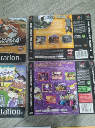 Lote Juegos PS1 Tony Hawk y Razmoket