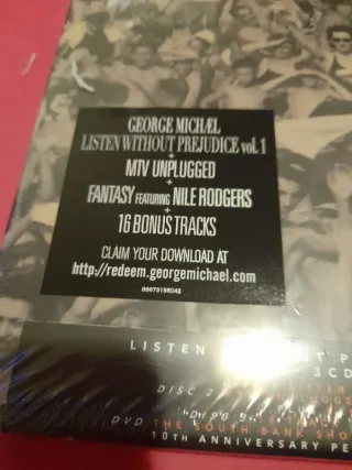 George Michael Listen Without Prejudice 3CD+DVD