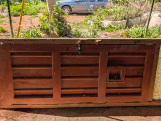 Puerta madera rústica antigua