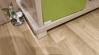 Mueble de entrada madera y cristal