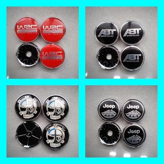 Tapabuje centro rueda llanta WRC ABT BMW Jeep logo