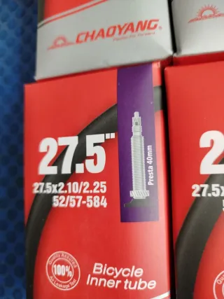 10 Cámaras de Bicicleta 27.5