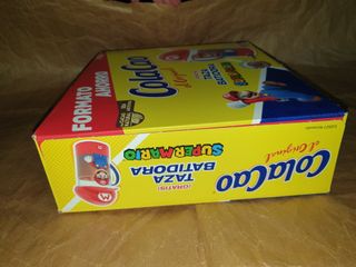 Caja vacía Cola Cao Super Mario