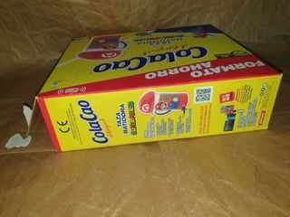 Caja vacía Cola Cao Super Mario
