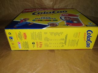Caja vacía Cola Cao Super Mario