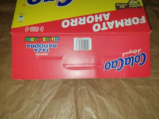 Caja vacía Cola Cao Super Mario