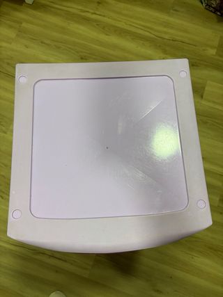 Cajonera de plástico morada