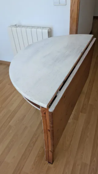 2 Mesas de madera plegable