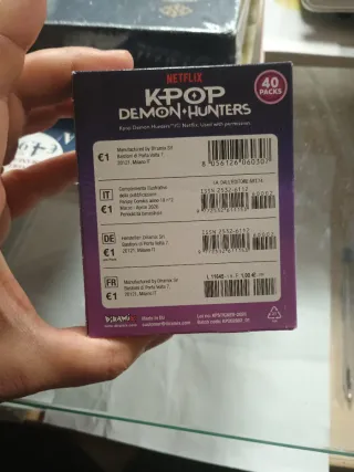 Box KPOP Demon Hunters Stickers Ufficiale