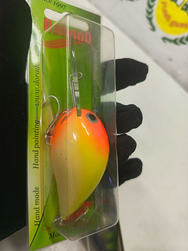 Pareja Señuelos Bomber Dorado Acustic