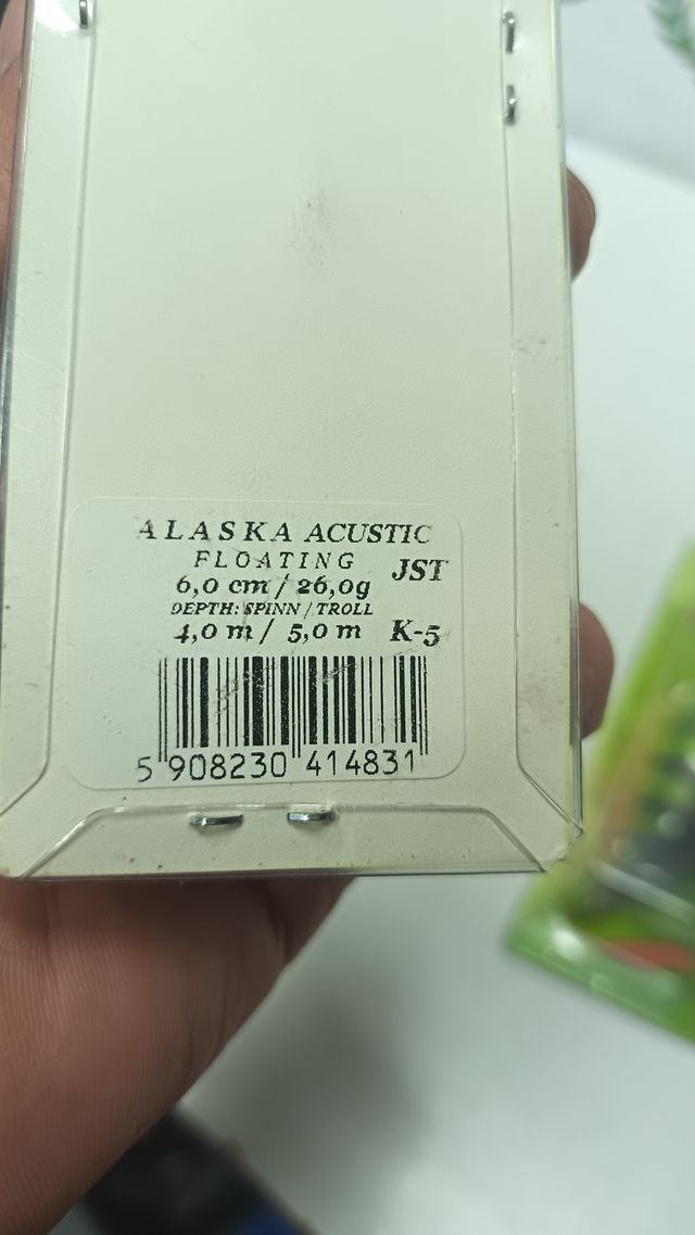 Pareja Señuelos Bomber Dorado Acustic